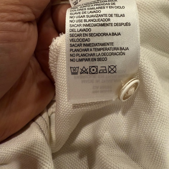 Tommy Bahama White Polo Shirt with Blue Logo - Picture 5 of 9